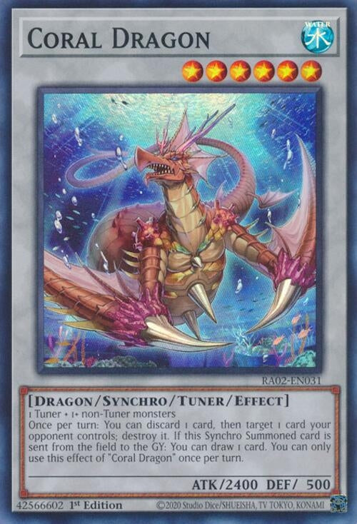 Image for Coral Dragon (RA02-EN031) (RA02) - YuGiOh