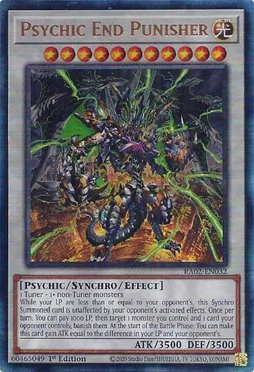 Psychic End Punisher (PUR) (RA02-EN032) (RA02)