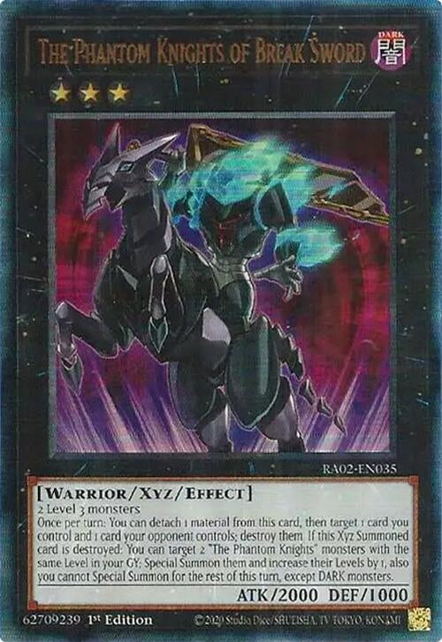 The Phantom Knights of Break Sword (PUR) (RA02-EN035) (RA02)