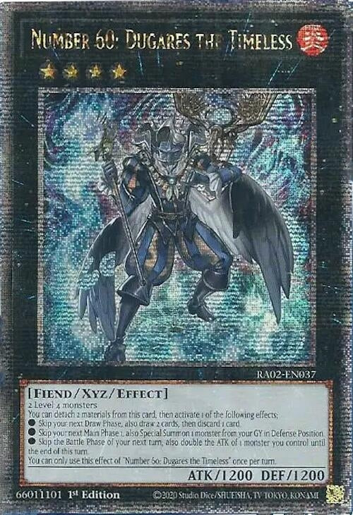 Image for Number 60: Dugares the Timeless (Quarter Century Secret Rare) (RA02-EN037) (RA02) - YuGiOh