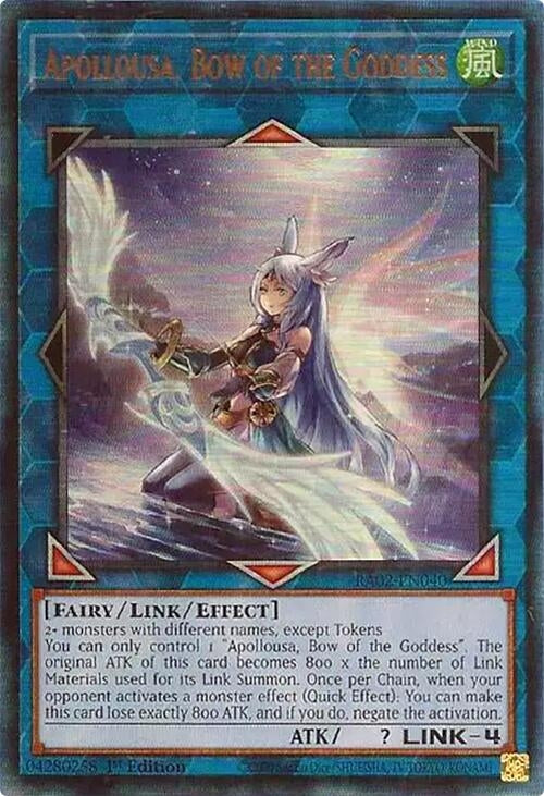 Apollousa, Bow of the Goddess (Alternate Art) (PUR) (RA02-EN040) (RA02)