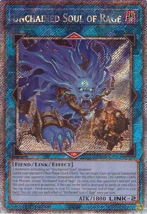 Unchained Soul of Rage (Platinum Secret Rare) (RA02-EN041) (RA02)