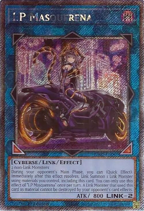 I:P Masquerena (Alternate Art) (Platinum Secret Rare) (RA02-EN042) (RA02)