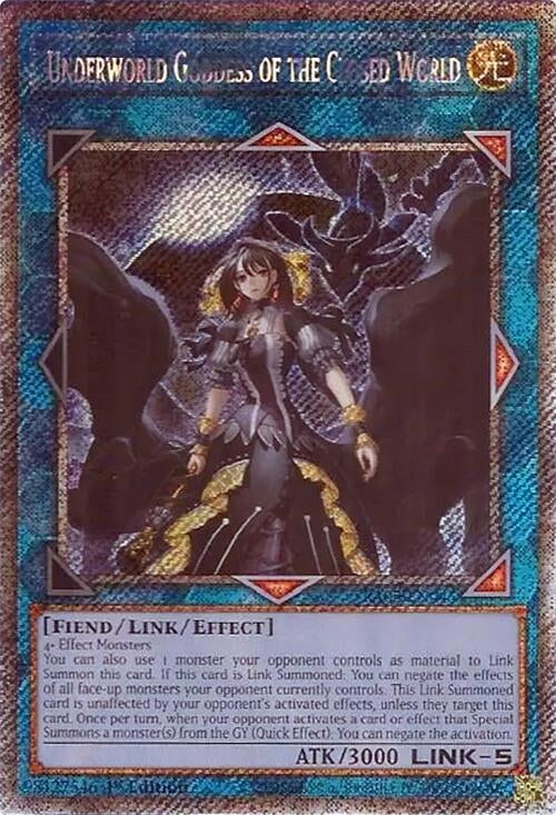 Underworld Goddess of the Closed World (Platinum Secret Rare) (RA02-EN045) (RA02)