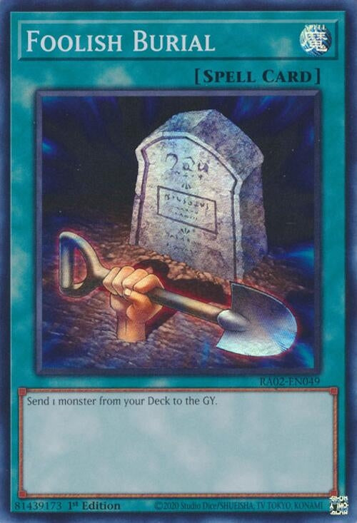 Image for Foolish Burial (RA02-EN049) (RA02) - YuGiOh