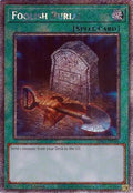 Foolish Burial (Platinum Secret Rare) (RA02-EN049) (RA02)