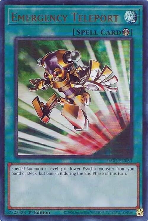 Image for Emergency Teleport (UR) (RA02-EN053) (RA02) - YuGiOh