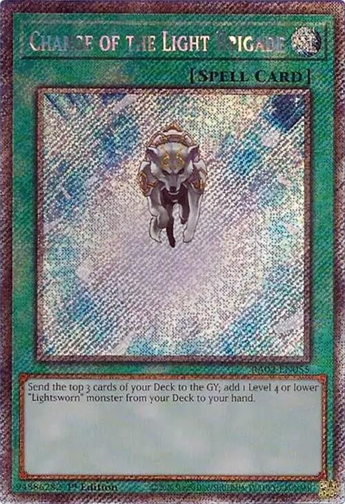 Charge of the Light Brigade (Platinum Secret Rare) (RA02-EN055) (RA02)