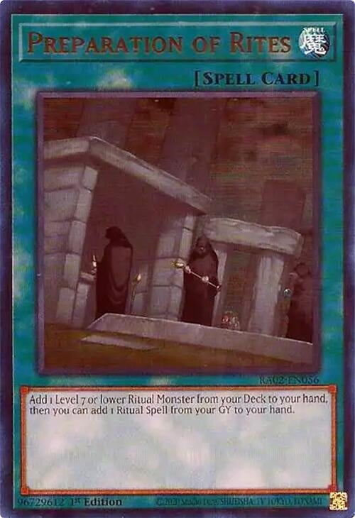 Image for Preparation of Rites (UR) (RA02-EN056) (RA02) - YuGiOh
