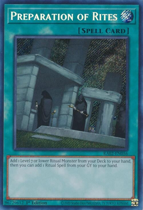 Image for Preparation of Rites (Secret Rare) (RA02-EN056) (RA02) - YuGiOh