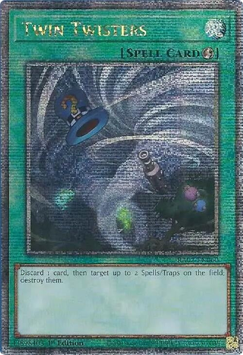 Image for Twin Twisters (Quarter Century Secret Rare) (RA02-EN060) (RA02) - YuGiOh