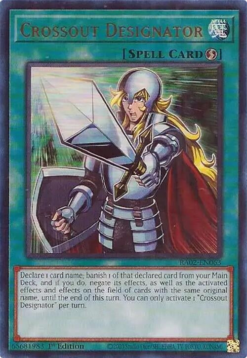 Image for Crossout Designator (UR) (RA02-EN063) (RA02) - YuGiOh