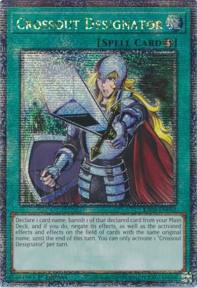 Image for Crossout Designator (Quarter Century Secret Rare) (RA02-EN063) (RA02) - YuGiOh