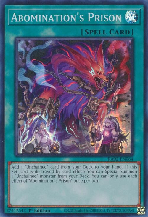 Image for Abomination's Prison (RA02-EN064) (RA02) - YuGiOh