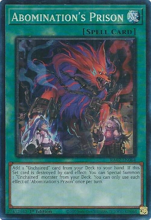 Image for Abomination's Prison (PCR) (RA02-EN064) (RA02) - YuGiOh