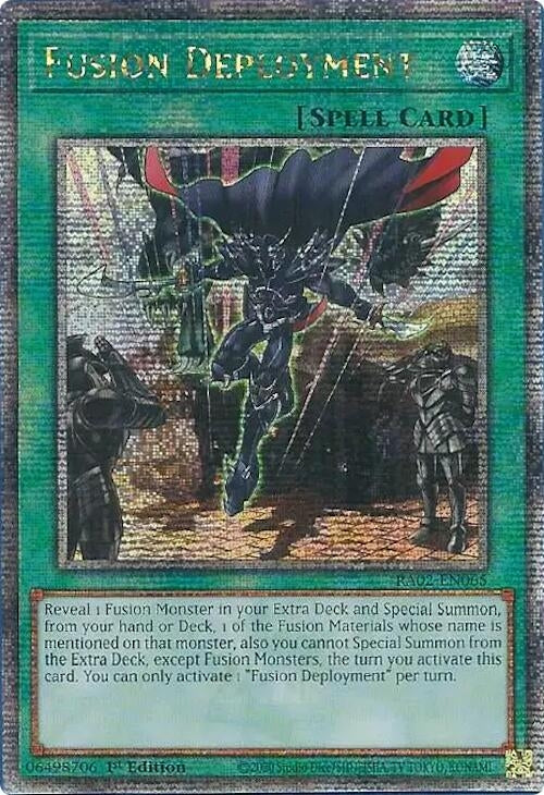 Image for Fusion Deployment (Quarter Century Secret Rare) (RA02-EN065) (RA02) - YuGiOh