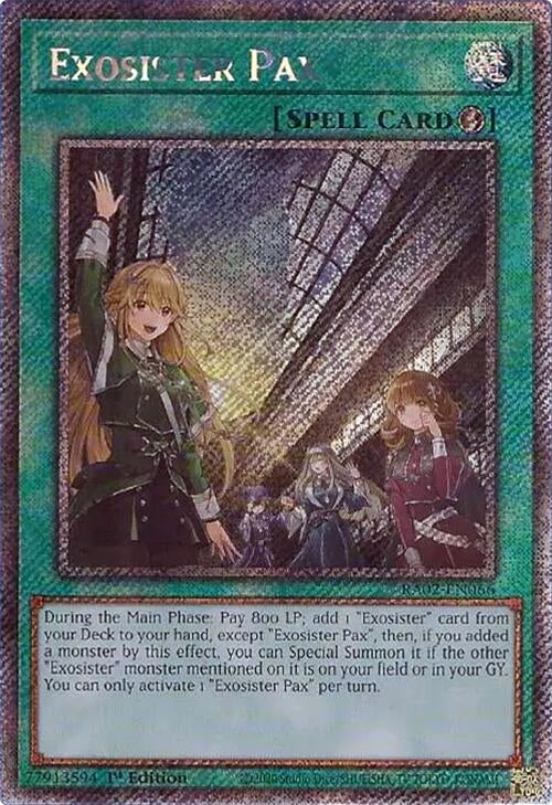 Exosister Pax (Platinum Secret Rare) (RA02-EN066) (RA02)