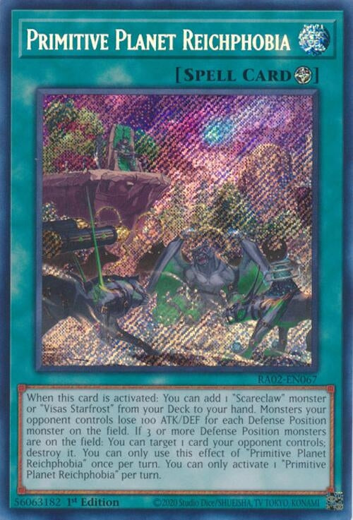Image for Primitive Planet Reichphobia (Secret Rare) (RA02-EN067) (RA02) - YuGiOh