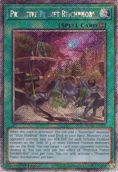Primitive Planet Reichphobia (Platinum Secret Rare) (RA02-EN067) (RA02)