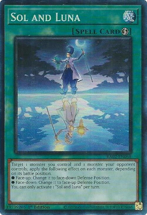 Image for Sol and Luna (PCR) (RA02-EN068) (RA02) - YuGiOh