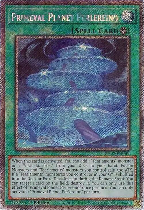Primeval Planet Perlereino (Platinum Secret Rare) (RA02-EN069) (RA02)
