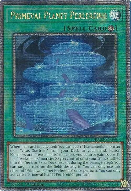 Image for Primeval Planet Perlereino (Quarter Century Secret Rare) (RA02-EN069) (RA02) - YuGiOh