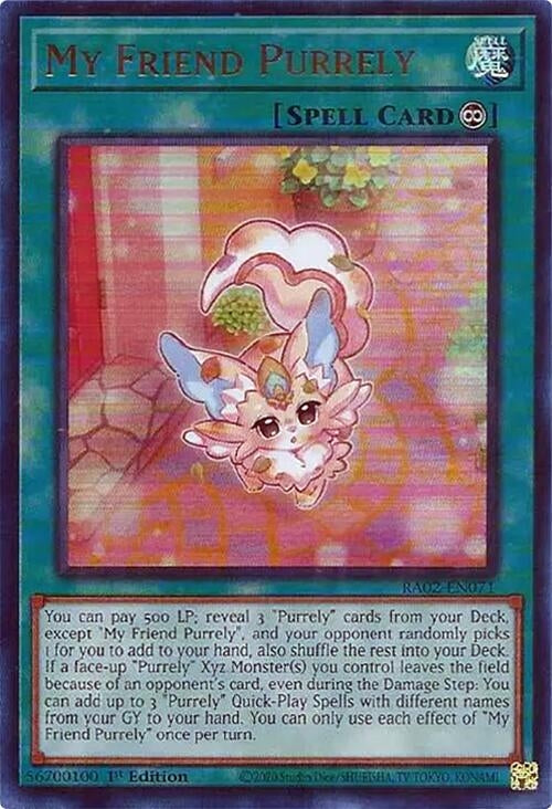 Image for My Friend Purrely (UR) (RA02-EN071) (RA02) - YuGiOh