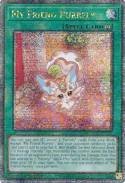 Image for My Friend Purrely (Quarter Century Secret Rare) (RA02-EN071) (RA02) - YuGiOh
