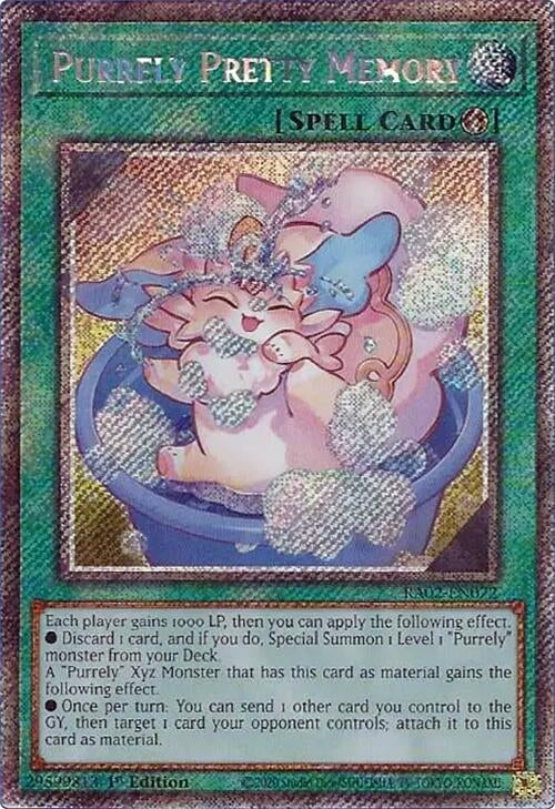 Purrely Pretty Memory (Platinum Secret Rare) (RA02-EN072) (RA02)