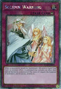 Solemn Warning (Platinum Secret Rare) (RA02-EN078) (RA02)