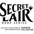 Image for Secret Lair Drop: Secret Lair x Hatsune Miku: Sakura Superstar JP - Rainbow Foil Edition - Magic: The Gathering