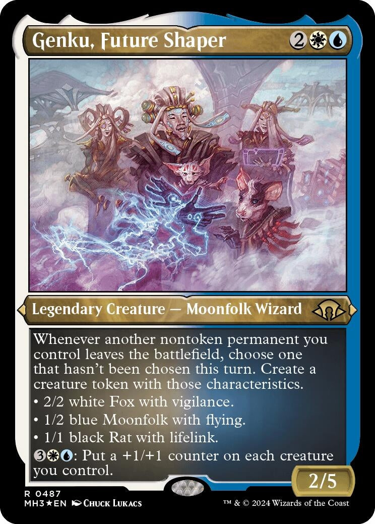 Image for Genku, Future Shaper (Foil Etched) (487) (Modern Horizons 3) - Magic: The Gathering