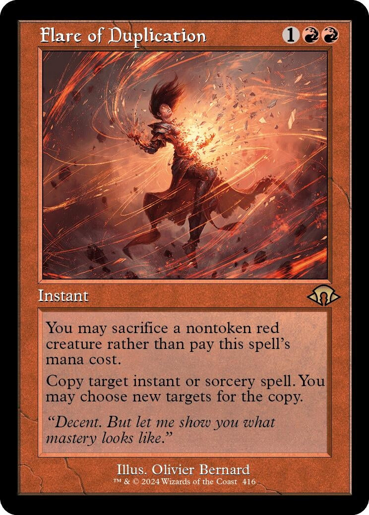 Image for Flare of Duplication (Retro Frame) (416) (Modern Horizons 3) - Magic: The Gathering