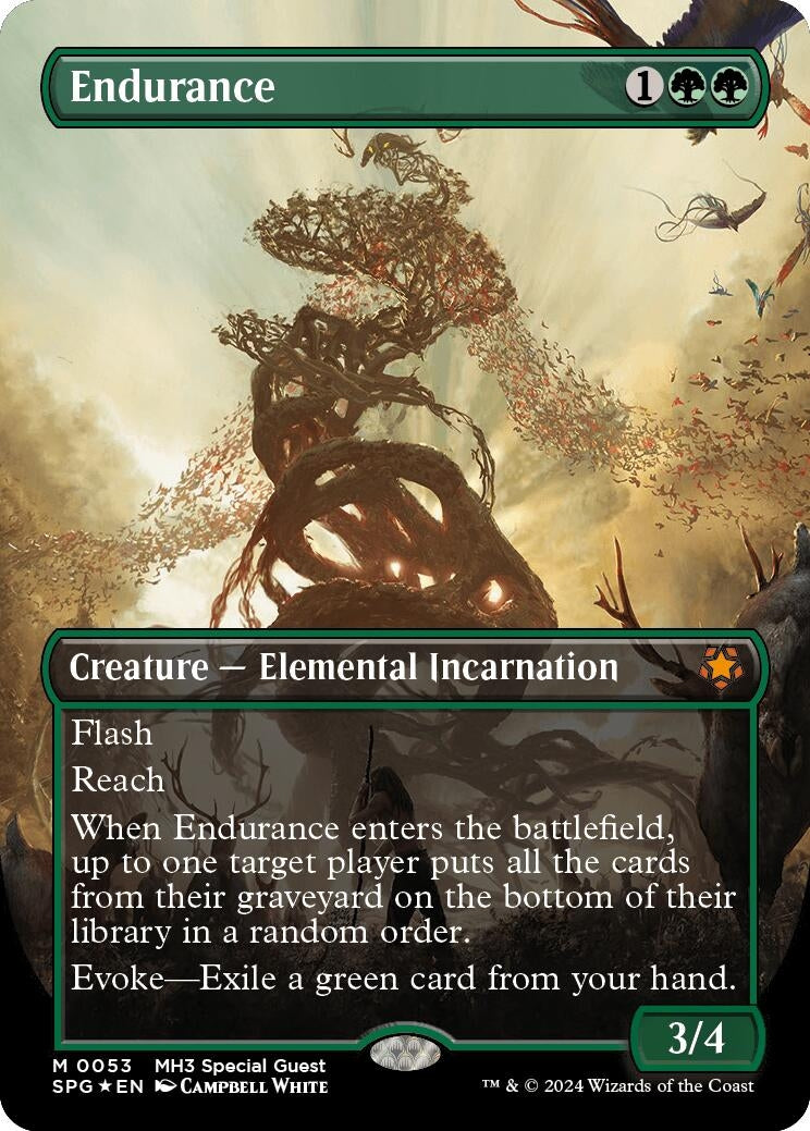 Image for Endurance (Borderless) (Textured Foil) (53) (Special Guests) - Magic: The Gathering