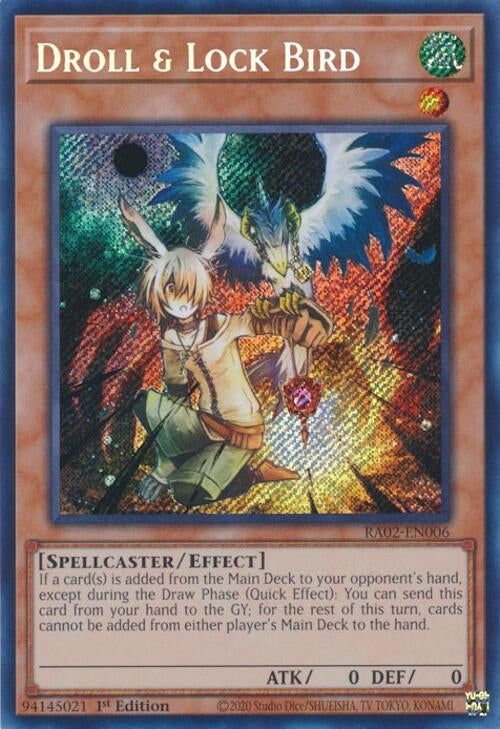 Image for Droll & Lock Bird (Secret Rare) (RA02-EN006) (RA02) - YuGiOh