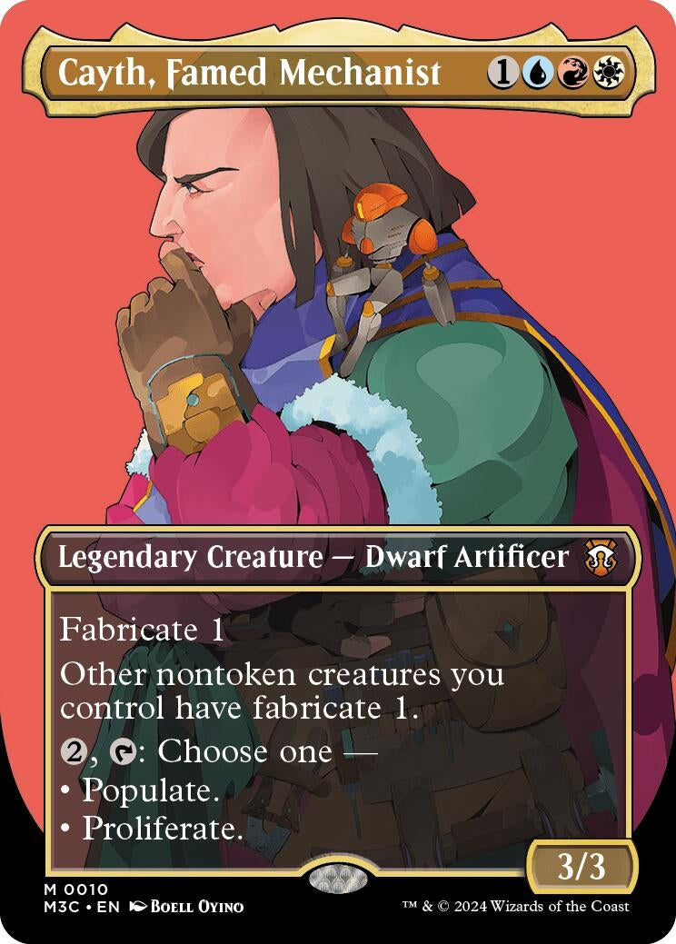 Image for Cayth, Famed Mechanist (Borderless) (10) (Modern Horizons 3) - Magic: The Gathering