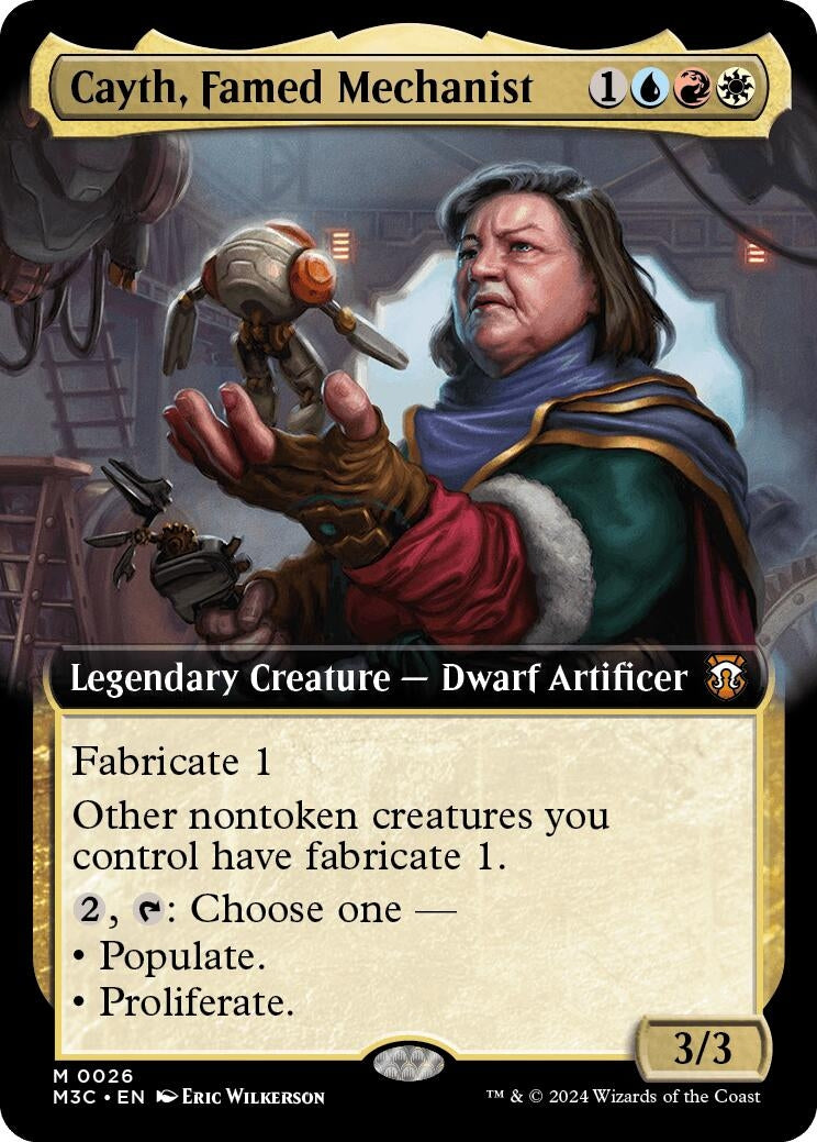 Image for Cayth, Famed Mechanist (Extended Art) (26) (Modern Horizons 3) - Magic: The Gathering