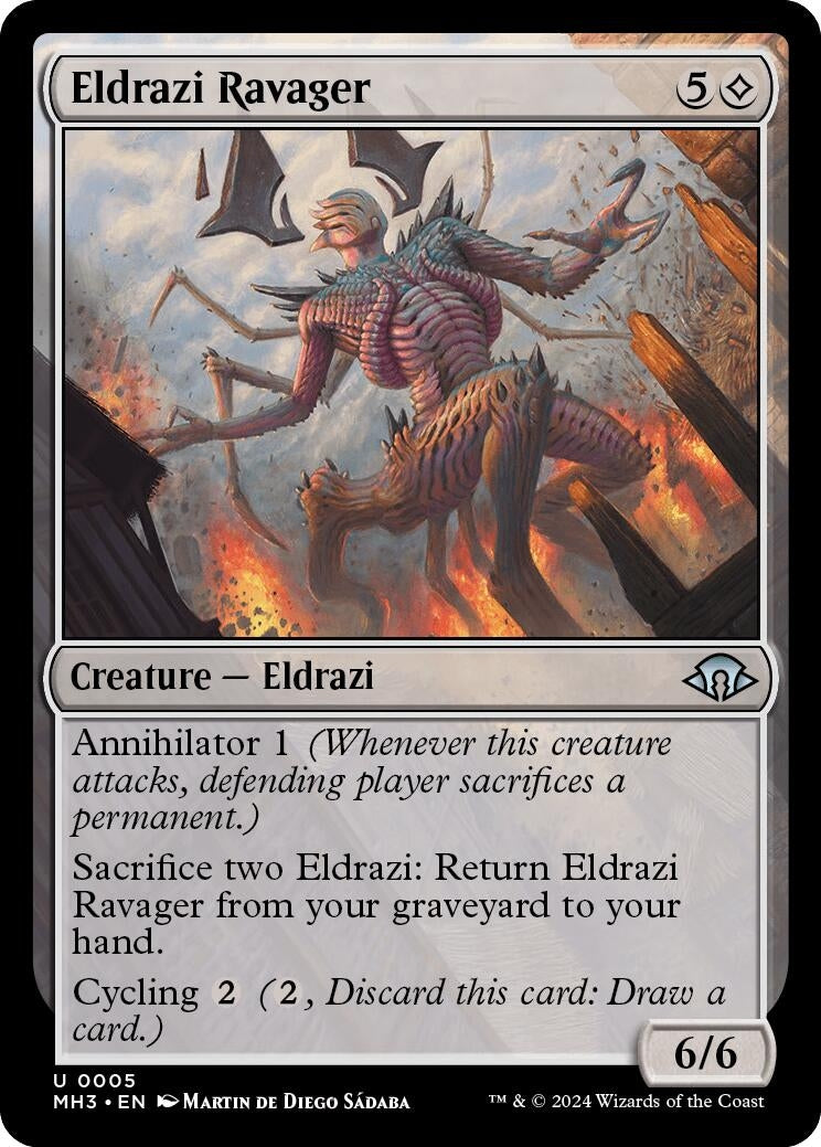 Image for Eldrazi Ravager (5) (Modern Horizons 3) - Magic: The Gathering