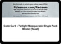 Image for Code Card - Twilight Masquerade Single Pack Blister [Toxel] (TWM) - Pokemon