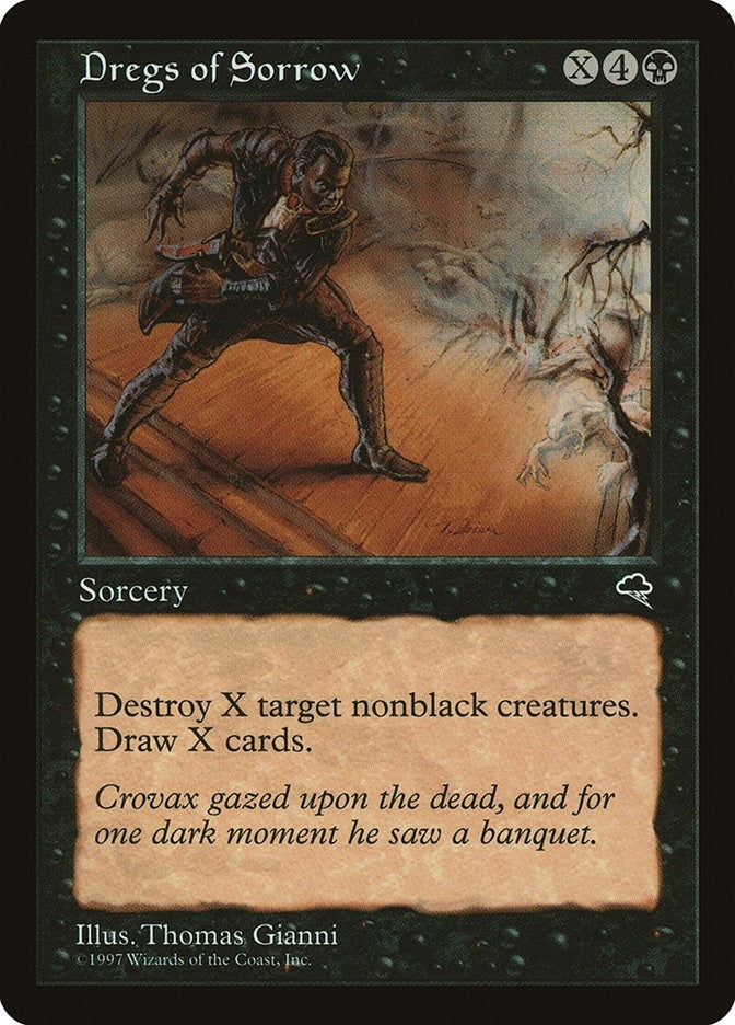 Image for Dregs of Sorrow (131) (Tempest) - Magic: The Gathering