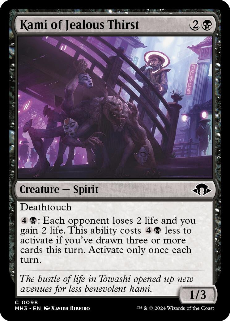 Image for Kami of Jealous Thirst (98) (Modern Horizons 3) - Magic: The Gathering
