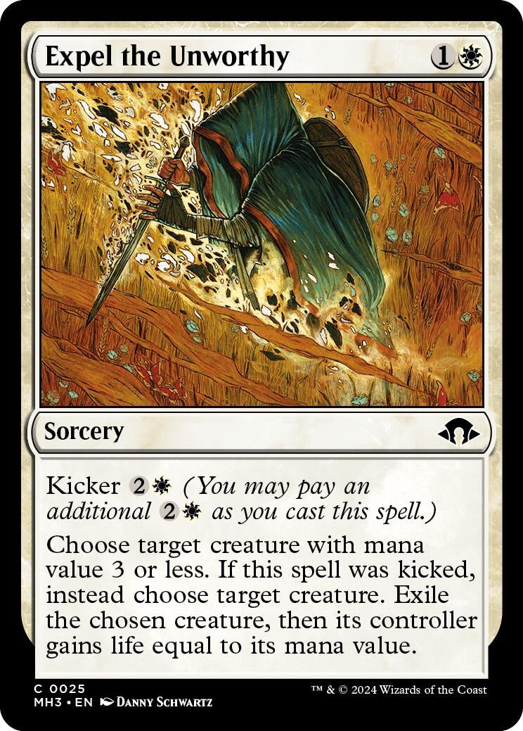 Image for Expel the Unworthy (25) (Modern Horizons 3) - Magic: The Gathering