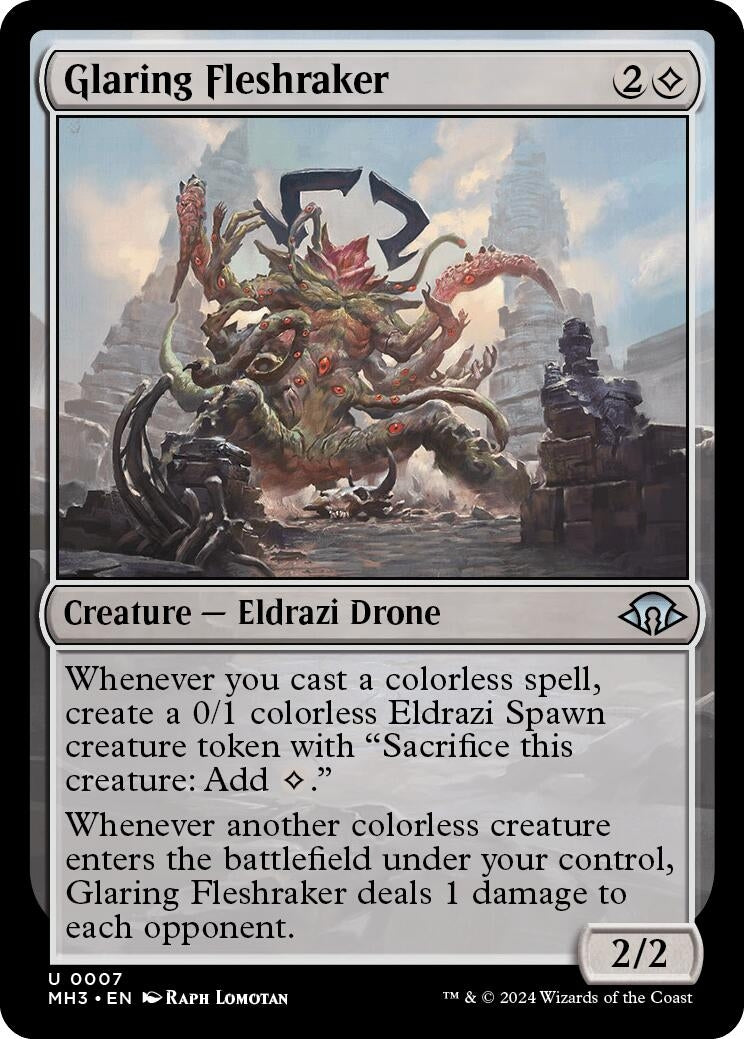Image for Glaring Fleshraker (7) (Modern Horizons 3) - Magic: The Gathering