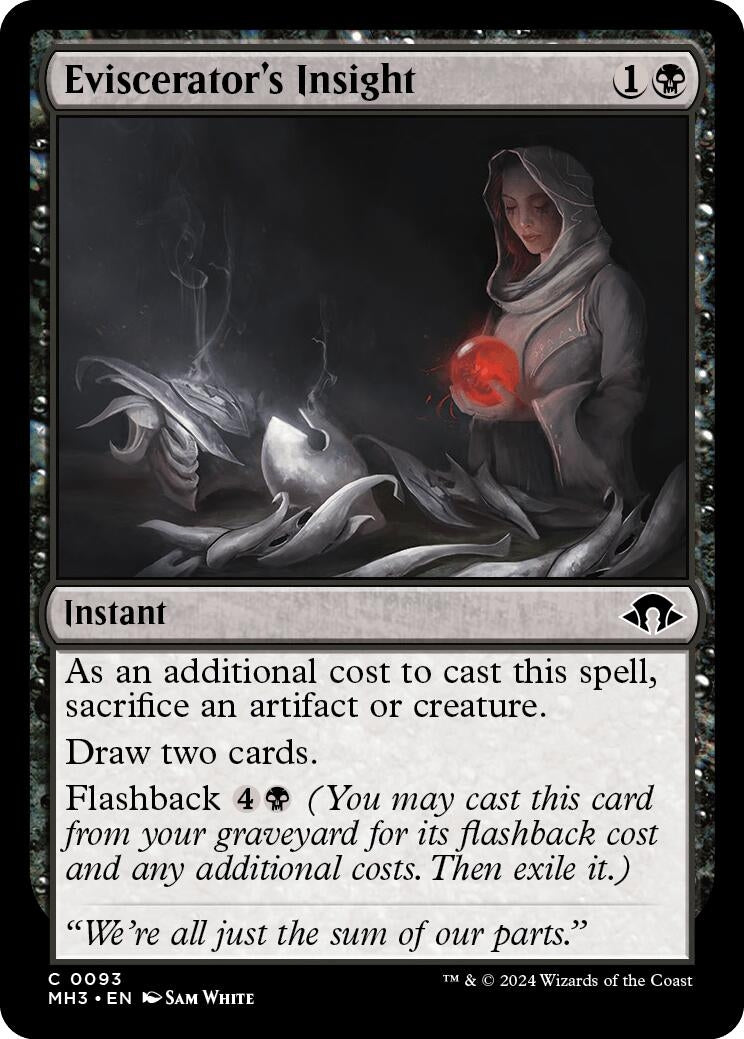 Image for Eviscerator's Insight (93) (Modern Horizons 3) - Magic: The Gathering