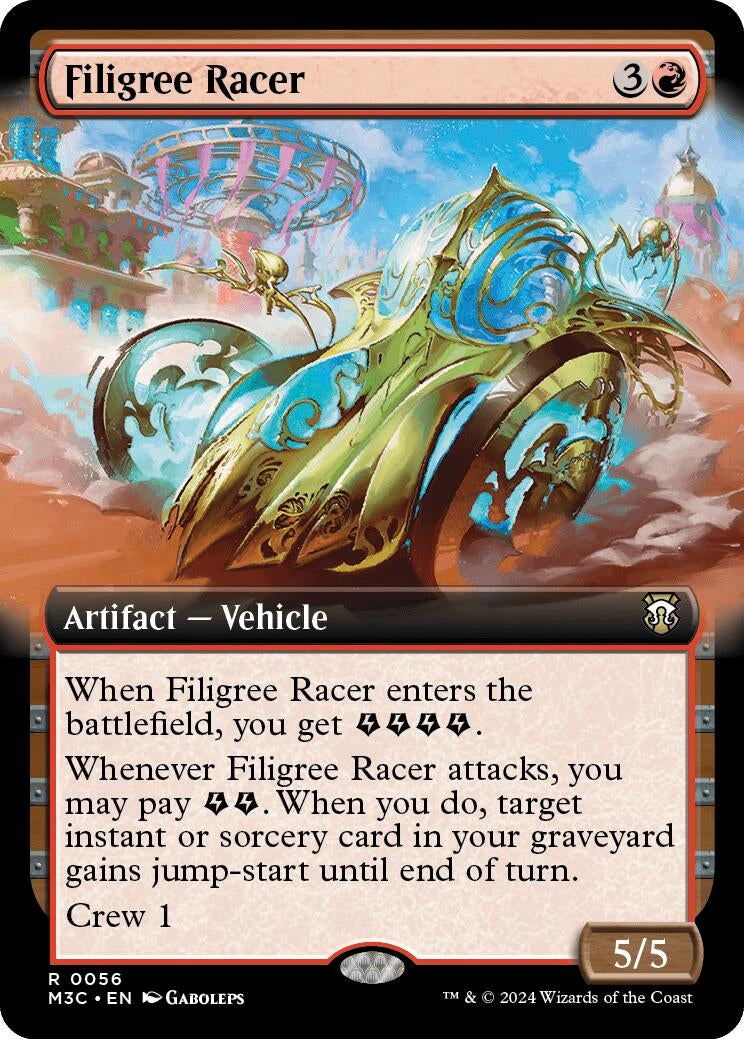 Image for Filigree Racer (Extended Art) (56) (Modern Horizons 3) - Magic: The Gathering