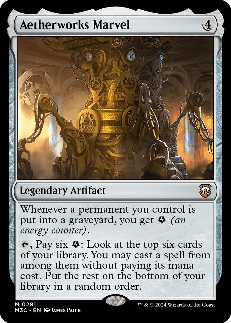 Image for Aetherworks Marvel (Ripple Foil) (281) (Modern Horizons 3) - Magic: The Gathering