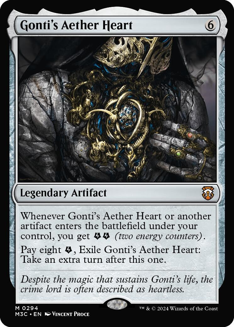 Image for Gonti's Aether Heart (Ripple Foil) (294) (Modern Horizons 3) - Magic: The Gathering