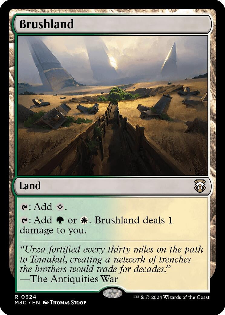 Image for Brushland (324) (Modern Horizons 3) - Magic: The Gathering