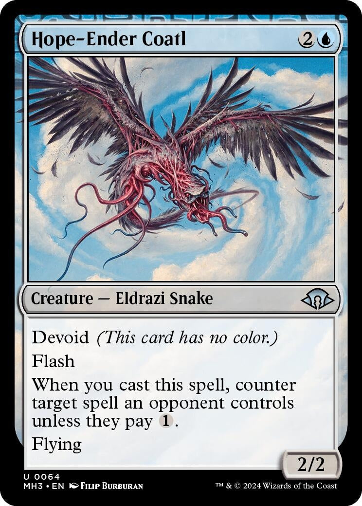 Image for Hope-Ender Coatl (64) (Modern Horizons 3) - Magic: The Gathering