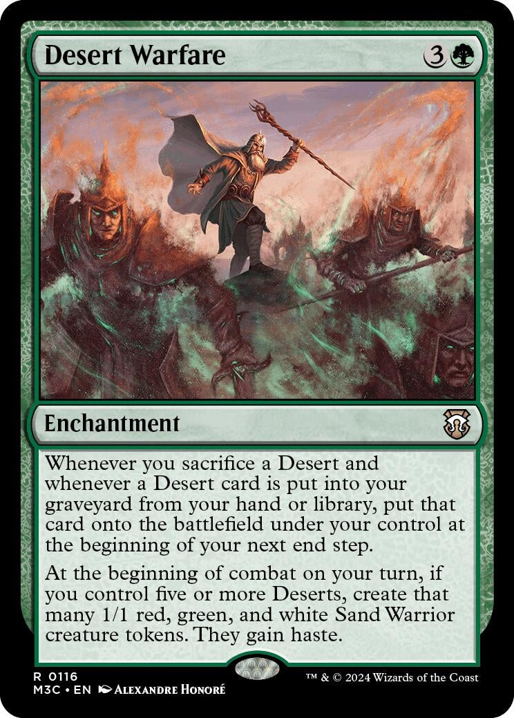 Image for Desert Warfare (116) (Modern Horizons 3) - Magic: The Gathering